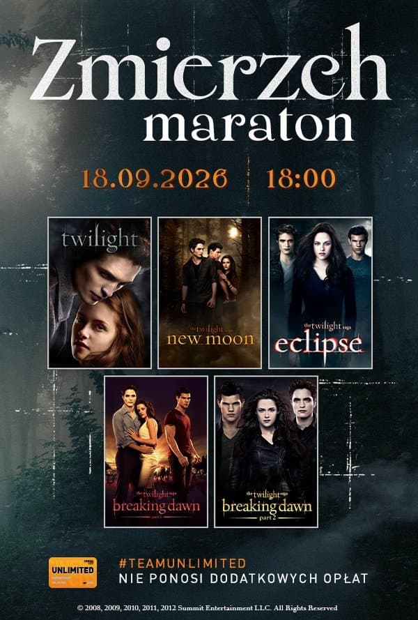 Saga "Zmierzch" - maraton